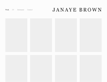Tablet Screenshot of janayebrown.com